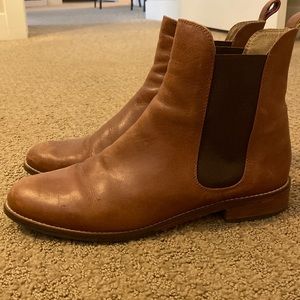 Joules leather chelsea boots women’s 9